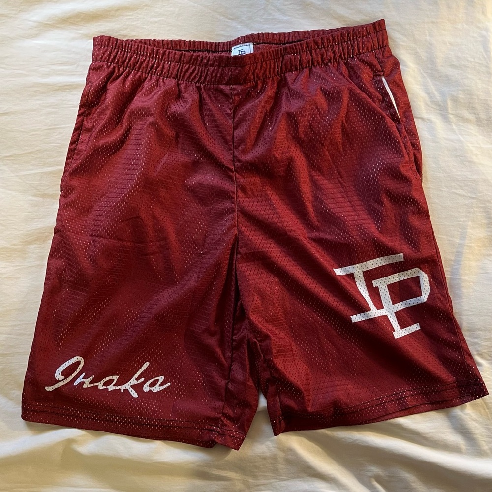 Inaka Power Red Mesh Shorts - M